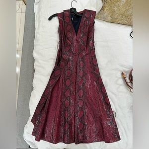 Alexander McQueen Python Print Dress